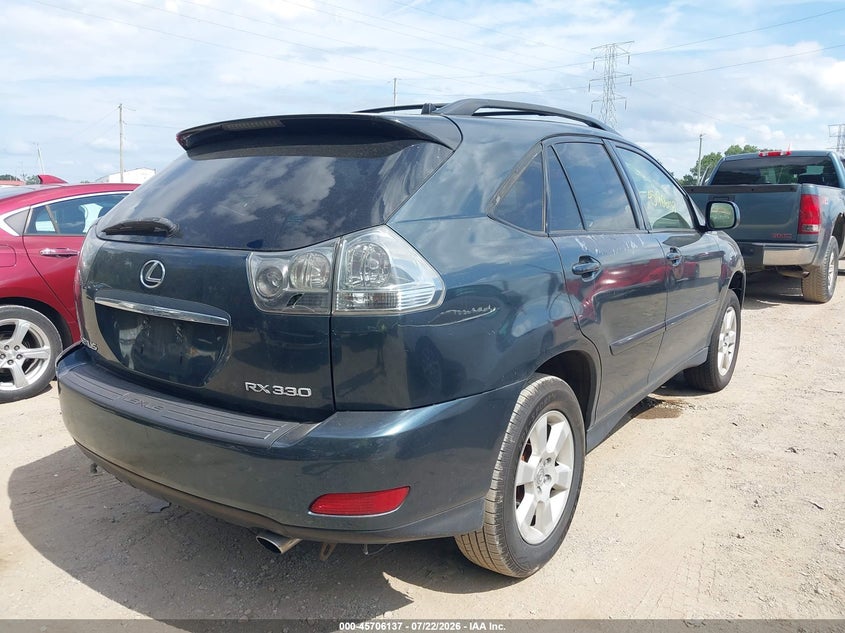 2004 Lexus Rx 330 VIN JTJHA31U640026088 IAAI salvage auction — NORMAL WEAR, Clear (Indiana), sold $75 on 2026-07-29 (photo 4)