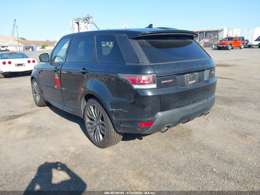 2016 Land rover Range rover sport VIN SALWS2PF6GA599378 IAAI salvage auction — NORMAL WEAR, Clear (New York), sold $525 on 2026-07-28 (photo 3)