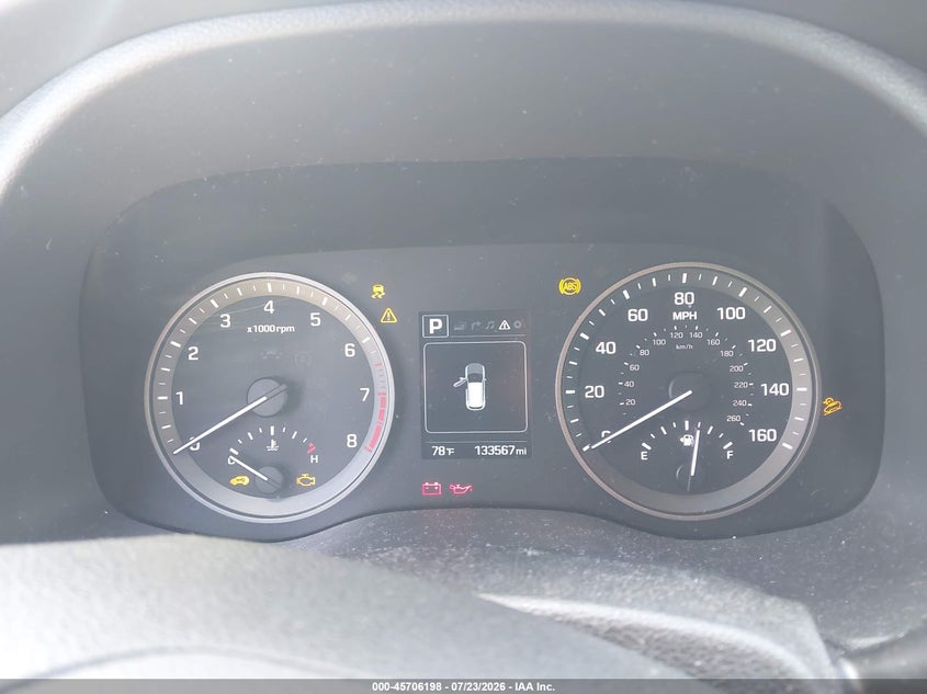2017 Hyundai Tucson VIN KM8J3CA28HU276634 IAAI salvage auction — REAR END, Wait Title, sold $1,950 on 2026-07-31 (photo 7)
