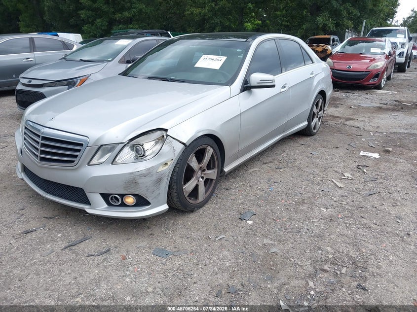 2010 Mercedes-benz E-class VIN WDDHF5GB5AA209581 IAAI salvage auction — LEFT FRONT, Salvage (Georgia), sold $1,250 on 2026-08-19 (photo 2)