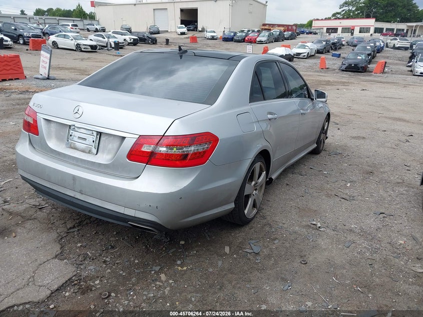 2010 Mercedes-benz E-class VIN WDDHF5GB5AA209581 IAAI salvage auction — LEFT FRONT, Salvage (Georgia), sold $1,250 on 2026-08-19 (photo 4)