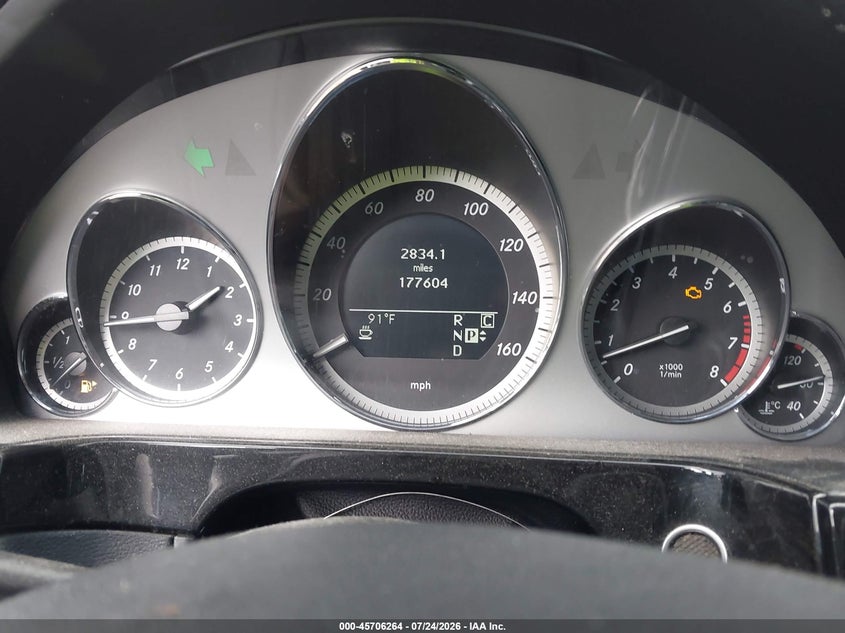 2010 Mercedes-benz E-class VIN WDDHF5GB5AA209581 IAAI salvage auction — LEFT FRONT, Salvage (Georgia), sold $1,250 on 2026-08-19 (photo 7)