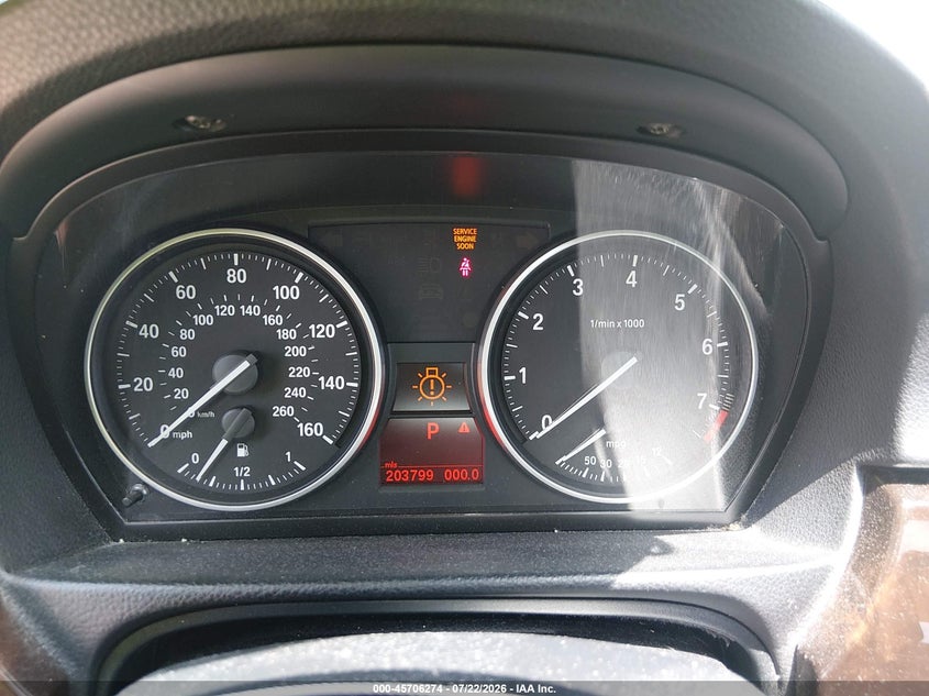 2011 BMW 3 series VIN WBAPH7C5XBA801746 IAAI salvage auction — NORMAL WEAR, Original (Texas), sold $300 on 2026-07-31 (photo 7)