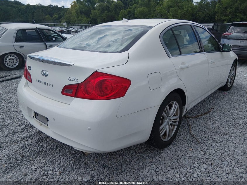 2011 Infiniti G37 VIN JN1CV6AR5BM404179 IAAI salvage auction — RIGHT FRONT, Clear (Alabama), sold $900 on 2026-08-29 (photo 4)