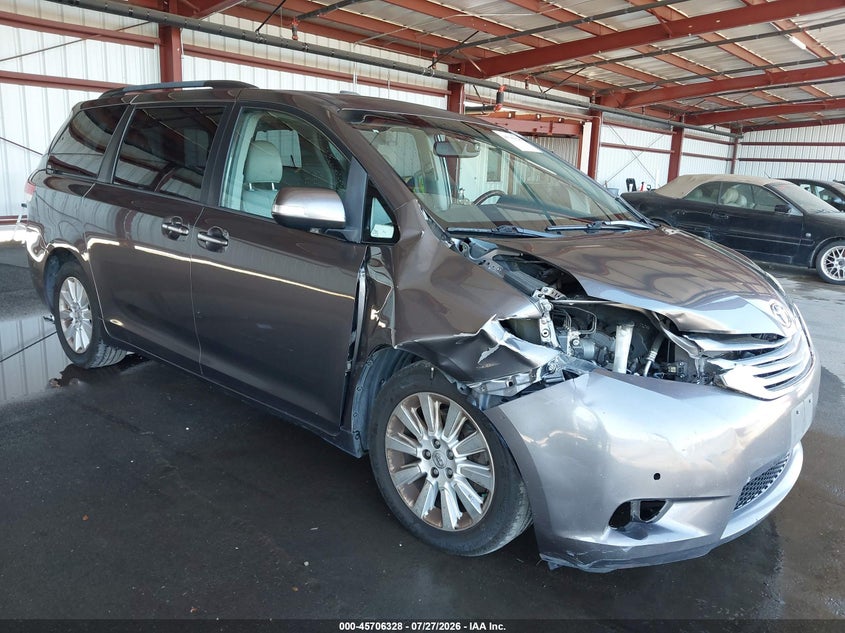 2013 Toyota Sienna VIN 5TDDK3DC5DS050607 IAAI salvage auction — RIGHT FRONT, Salvage (California), sold $2,300 on 2026-08-02 (photo 6)