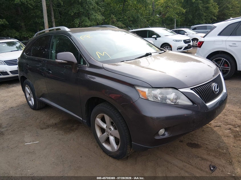 2010 Lexus Rx 350 VIN 2T2BK1BA3AC019675 IAAI salvage auction — REAR END, Salvage - Greater Than 75% (Maryland), sold $5,000 on 2026-08-01 (photo 1)