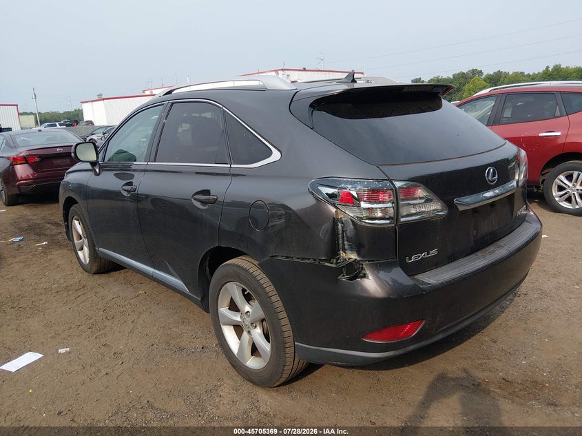 2010 Lexus Rx 350 VIN 2T2BK1BA3AC019675 IAAI salvage auction — REAR END, Salvage - Greater Than 75% (Maryland), sold $5,000 on 2026-08-01 (photo 3)