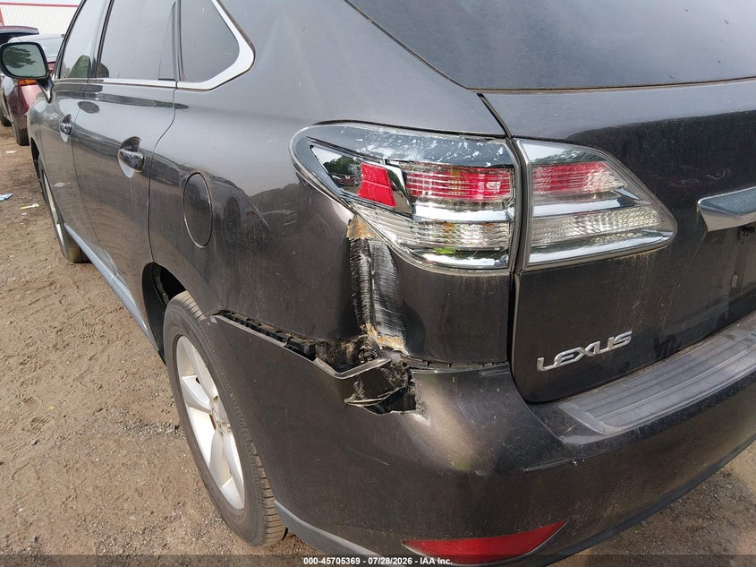 2010 Lexus Rx 350 VIN 2T2BK1BA3AC019675 IAAI salvage auction — REAR END, Salvage - Greater Than 75% (Maryland), sold $5,000 on 2026-08-01 (photo 6)