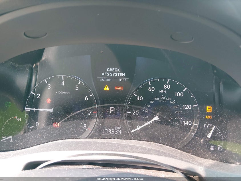 2010 Lexus Rx 350 VIN 2T2BK1BA3AC019675 IAAI salvage auction — REAR END, Salvage - Greater Than 75% (Maryland), sold $5,000 on 2026-08-01 (photo 7)