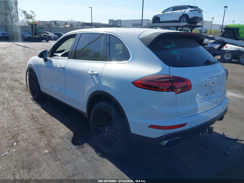 2015 Porsche Cayenne VIN WP1AC2A24FLA80531 IAAI salvage auction — FRONT END, Salvage Title, sold $4,850 on 2026-08-14 (photo 3)