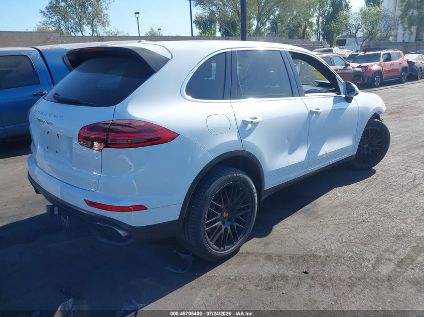 2015 Porsche Cayenne VIN WP1AC2A24FLA80531 IAAI salvage auction — FRONT END, Salvage Title, sold $4,850 on 2026-08-14 (photo 4)