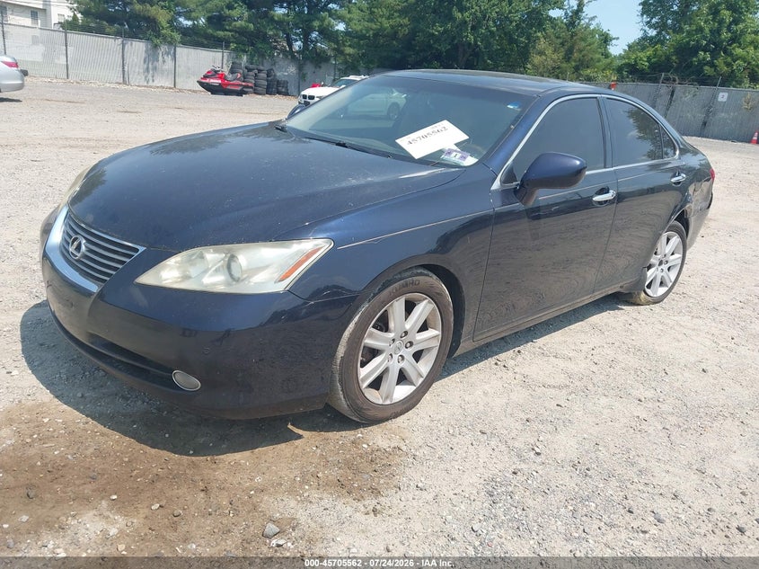 2007 Lexus Es 350 VIN JTHBJ46G772090424 IAAI salvage auction — LEFT REAR, Clear (New Jersey), sold $25 on 2026-07-28 (photo 2)