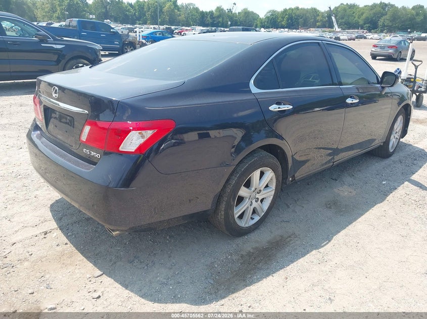 2007 Lexus Es 350 VIN JTHBJ46G772090424 IAAI salvage auction — LEFT REAR, Clear (New Jersey), sold $25 on 2026-07-28 (photo 4)