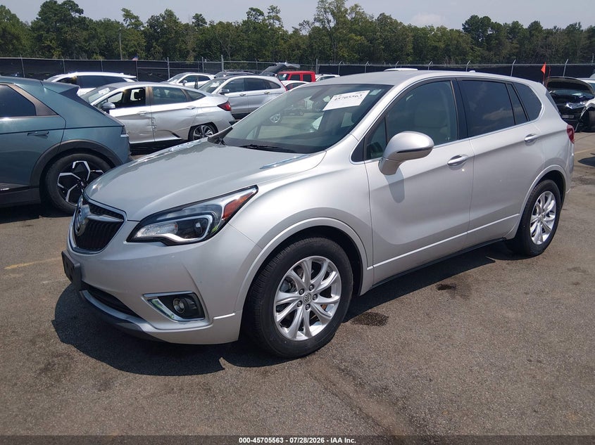 2019 Buick Envision VIN LRBFXBSA8KD143554 IAAI salvage auction — RIGHT SIDE, Salvage Title, sold $25 on 2026-09-10 (photo 2)