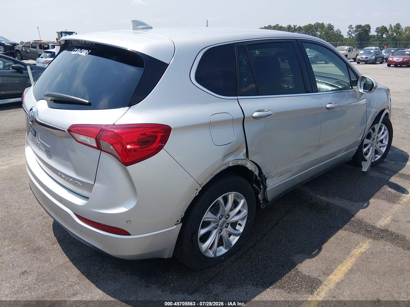 2019 Buick Envision VIN LRBFXBSA8KD143554 IAAI salvage auction — RIGHT SIDE, Salvage Title, sold $25 on 2026-09-10 (photo 4)