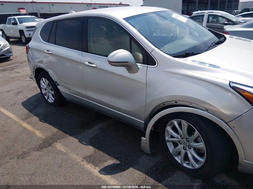 2019 Buick Envision VIN LRBFXBSA8KD143554 IAAI salvage auction — RIGHT SIDE, Salvage Title, sold $25 on 2026-09-10 (photo 6)