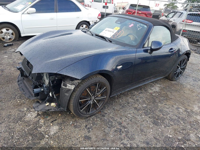 2025 Mazda Mx-5 VIN JM1NDAD76S0651191 IAAI salvage auction — FRONT END, Salvage (Georgia), sold $9,200 on 2026-08-15 (photo 2)