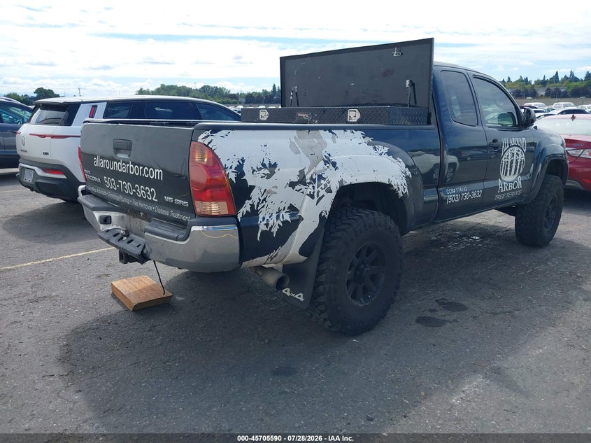 2007 Toyota Tacoma VIN 5TEUU42N77Z458991 IAAI salvage auction — MECHANICAL, Clear-Dealer Only (Oregon), sold $25 on 2026-07-30 (photo 4)