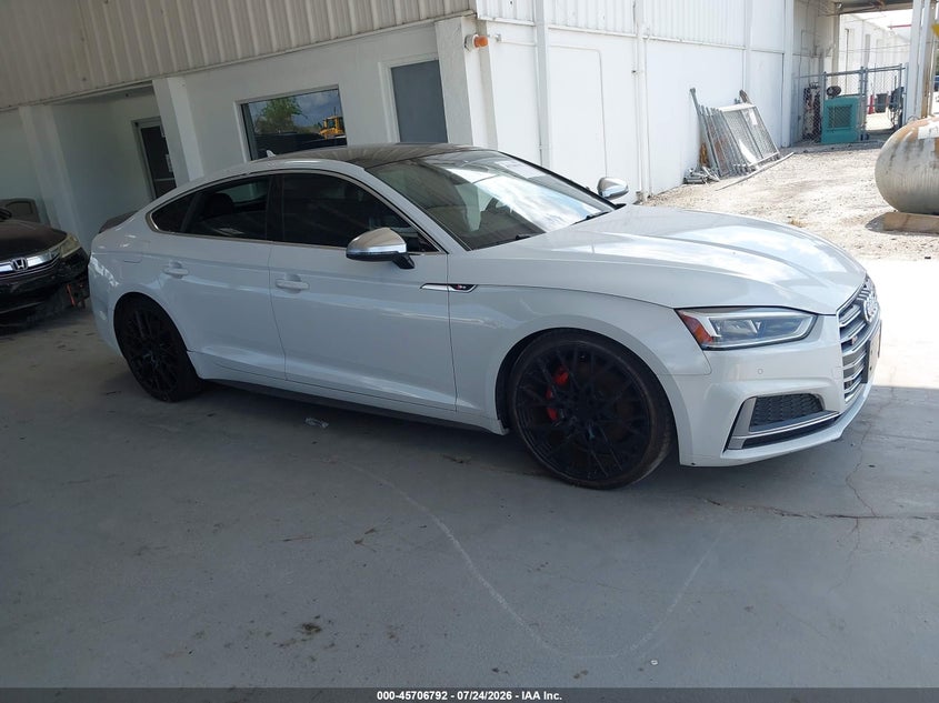 2018 Audi S5 VIN WAUB4CF59JA030219 — IAAI salvage auction photo