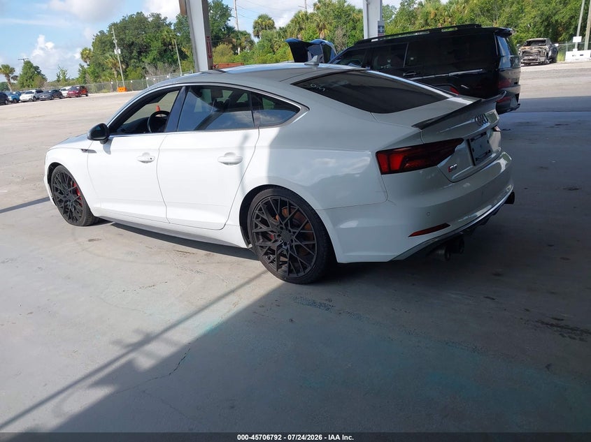 2018 Audi S5 VIN WAUB4CF59JA030219 IAAI salvage auction — ELECTRICAL, Clear (Florida), sold $7,300 on 2026-08-12 (photo 3)