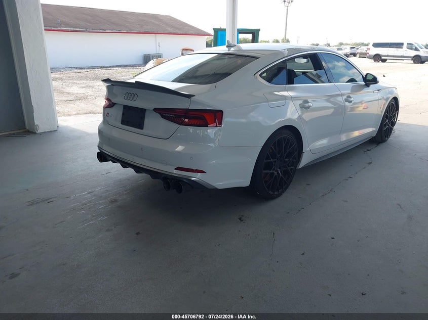 2018 Audi S5 VIN WAUB4CF59JA030219 IAAI salvage auction — ELECTRICAL, Clear (Florida), sold $7,300 on 2026-08-12 (photo 4)