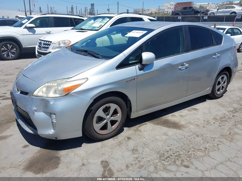 2012 Toyota Prius VIN JTDKN3DU0C5432278 IAAI salvage auction — LEFT SIDE, Clear - Dealer Only (California), sold $2,550 on 2026-08-01 (photo 2)