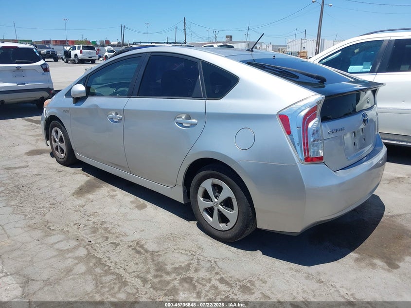 2012 Toyota Prius VIN JTDKN3DU0C5432278 IAAI salvage auction — LEFT SIDE, Clear - Dealer Only (California), sold $2,550 on 2026-08-01 (photo 3)
