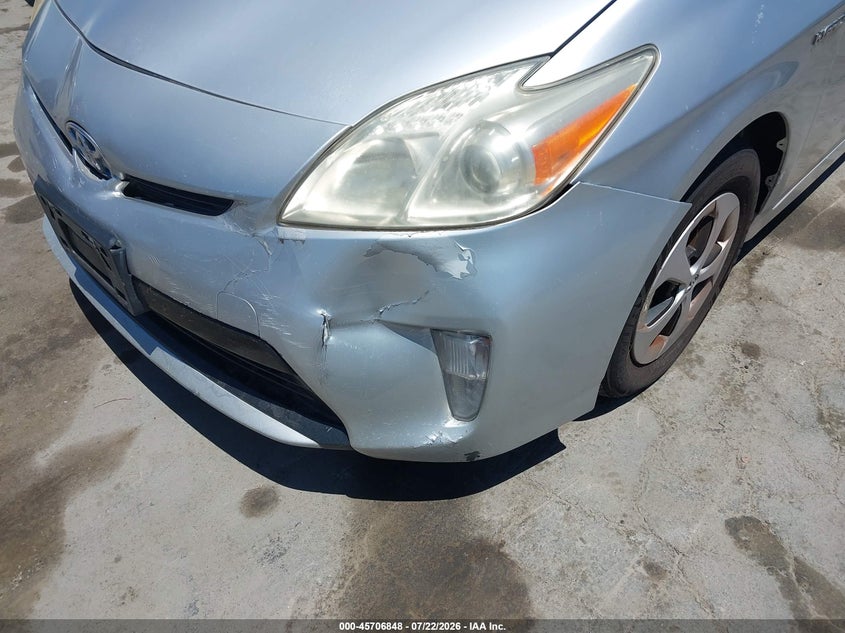2012 Toyota Prius VIN JTDKN3DU0C5432278 IAAI salvage auction — LEFT SIDE, Clear - Dealer Only (California), sold $2,550 on 2026-08-01 (photo 6)