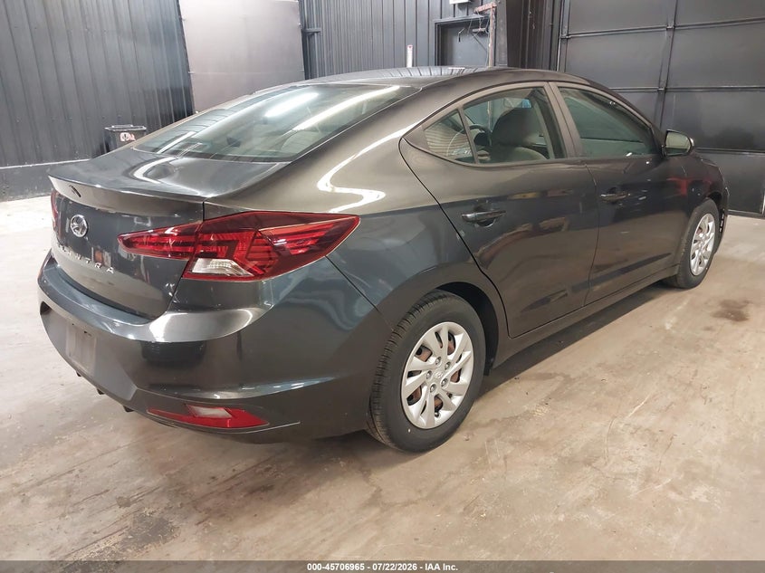 2020 Hyundai Elantra VIN 5NPD74LF6LH615292 IAAI salvage auction — NORMAL WEAR, Sf97 (New York), sold $12,450 on 2026-08-20 (photo 4)
