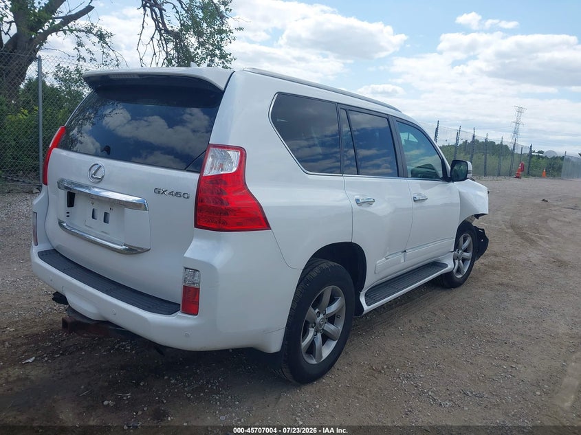 2013 Lexus Gx VIN JTJJM7FX5D5059346 IAAI salvage auction — FRONT END, Salvage Title, sold $9,300 on 2026-08-25 (photo 4)