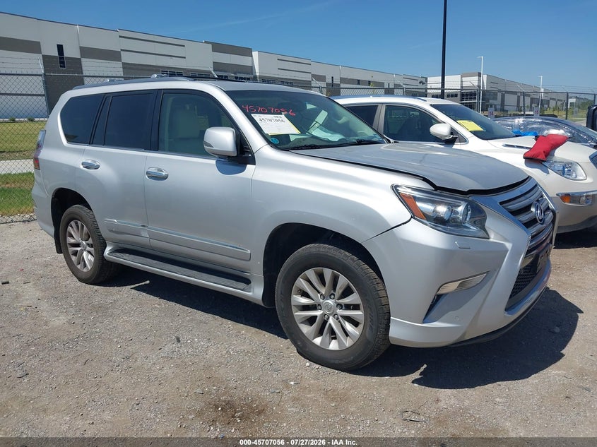 2014 Lexus Gx VIN JTJBM7FX2E5090477 IAAI salvage auction — LEFT FRONT, Salvage (Texas), sold $11,000 on 2026-08-02 (photo 1)
