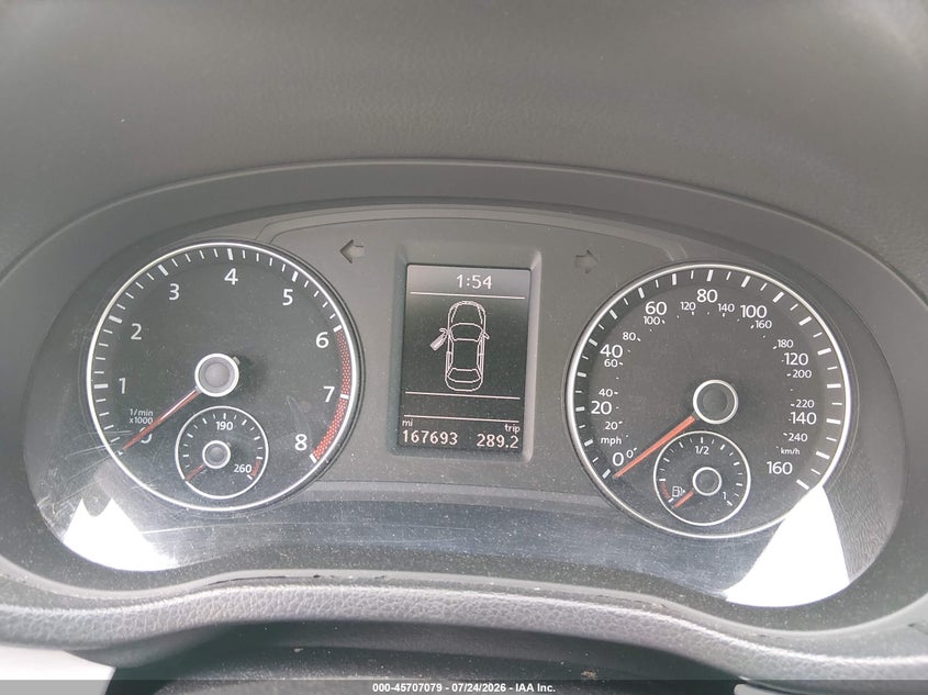 2013 Volkswagen Passat VIN 1VWBH7A35DC128044 IAAI salvage auction — LEFT FRONT, Salvage Title, sold $1,075 on 2026-08-19 (photo 7)