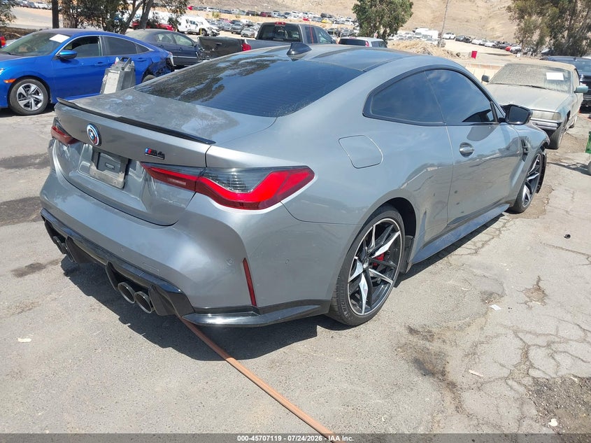 2023 BMW M4 VIN WBS43AZ06PCL79055 IAAI salvage auction — STRIPPED, Salvage (California), sold $24,300 on 2026-08-24 (photo 4)