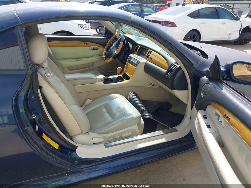 2002 Lexus Sc 430 VIN JTHFN48Y520012966 IAAI salvage auction — HAIL, Original (Texas), sold $225 on 2026-07-28 (photo 5)