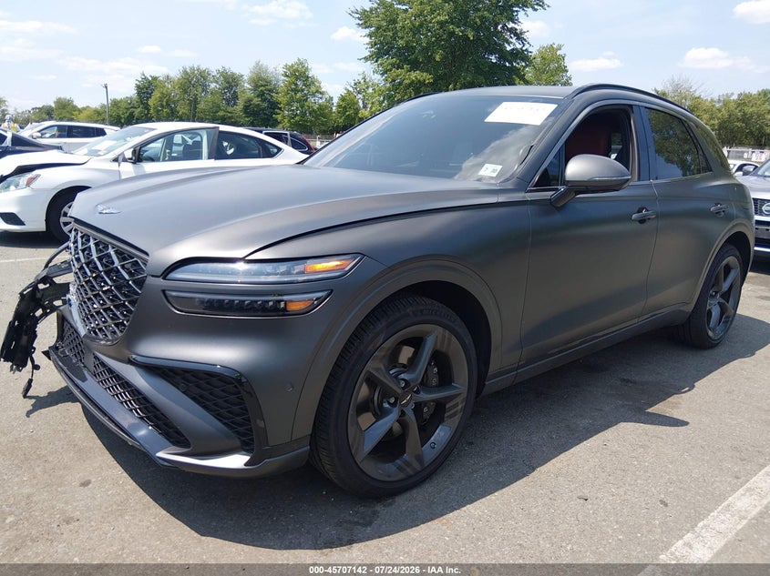 2026 Genesis Gv70 VIN KMUMEDTC0TU242782 IAAI salvage auction — FRONT END, Salvage Title, sold $23,850 on 2026-09-14 (photo 2)