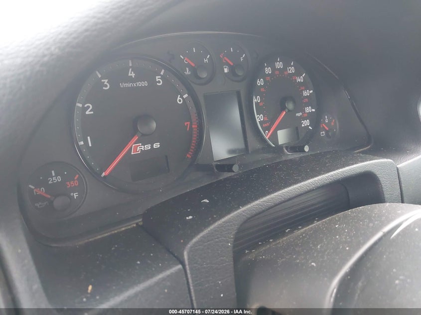 2003 Audi Rs6 VIN WUAPV64B63N905562 IAAI salvage auction — NORMAL WEAR, Original (Texas), sold $2,400 on 2026-08-11 (photo 7)