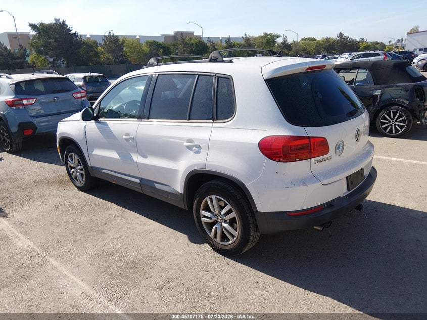 2014 Volkswagen Tiguan VIN WVGAV3AX8EW530784 IAAI salvage auction — FRONT END, Salvage Title, sold $900 on 2026-08-17 (photo 3)