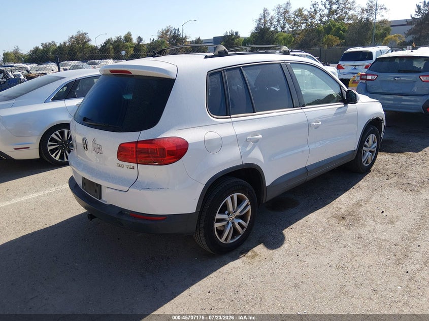 2014 Volkswagen Tiguan VIN WVGAV3AX8EW530784 IAAI salvage auction — FRONT END, Salvage Title, sold $900 on 2026-08-17 (photo 4)