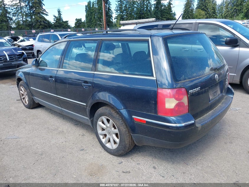 2004 Volkswagen Passat VIN WVWVD63B84E297229 IAAI salvage auction — NORMAL WEAR, Clear (Washington), sold $225 on 2026-08-05 (photo 3)