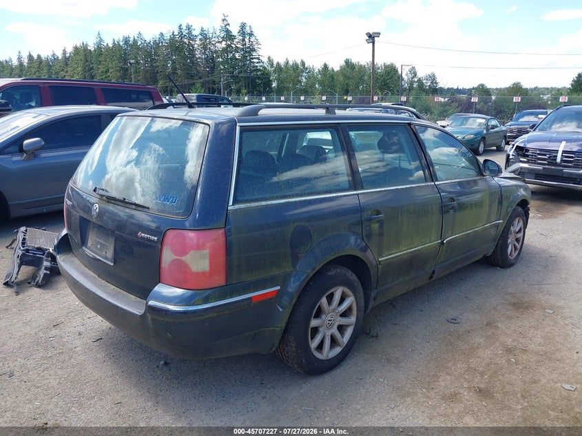 2004 Volkswagen Passat VIN WVWVD63B84E297229 IAAI salvage auction — NORMAL WEAR, Clear (Washington), sold $225 on 2026-08-05 (photo 4)