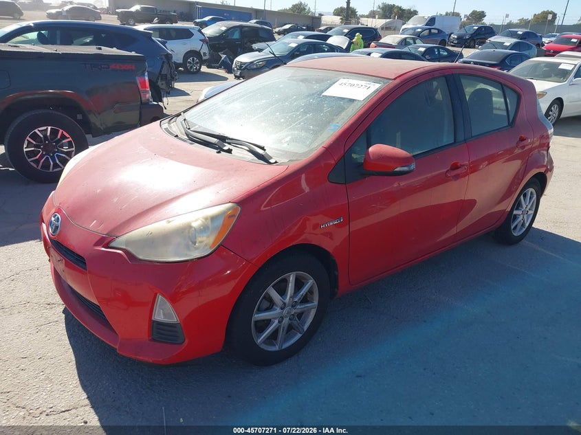 2013 Toyota Prius c VIN JTDKDTB36D1542001 IAAI salvage auction — NORMAL WEAR, Clear-Dealer Only (Utah), sold $575 on 2026-07-29 (photo 2)