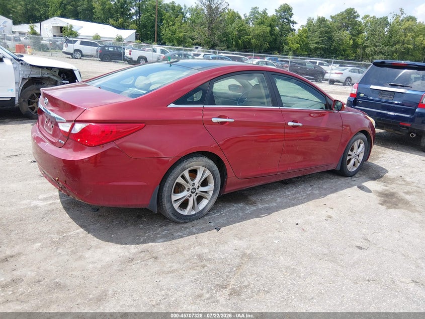 2013 Hyundai Sonata VIN 5NPEC4AC7DH642950 IAAI salvage auction — RIGHT FRONT, Clear (Virginia), sold $525 on 2026-07-31 (photo 4)