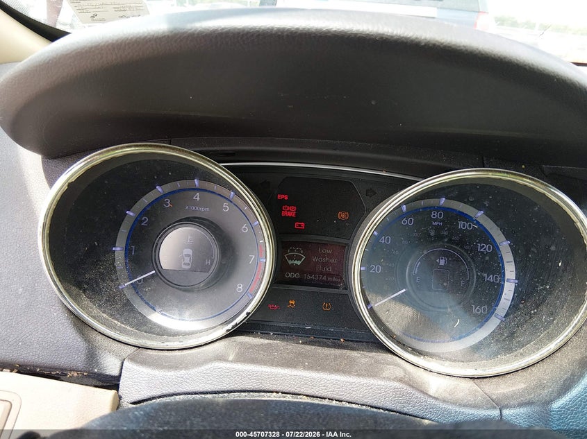 2013 Hyundai Sonata VIN 5NPEC4AC7DH642950 IAAI salvage auction — RIGHT FRONT, Clear (Virginia), sold $525 on 2026-07-31 (photo 7)