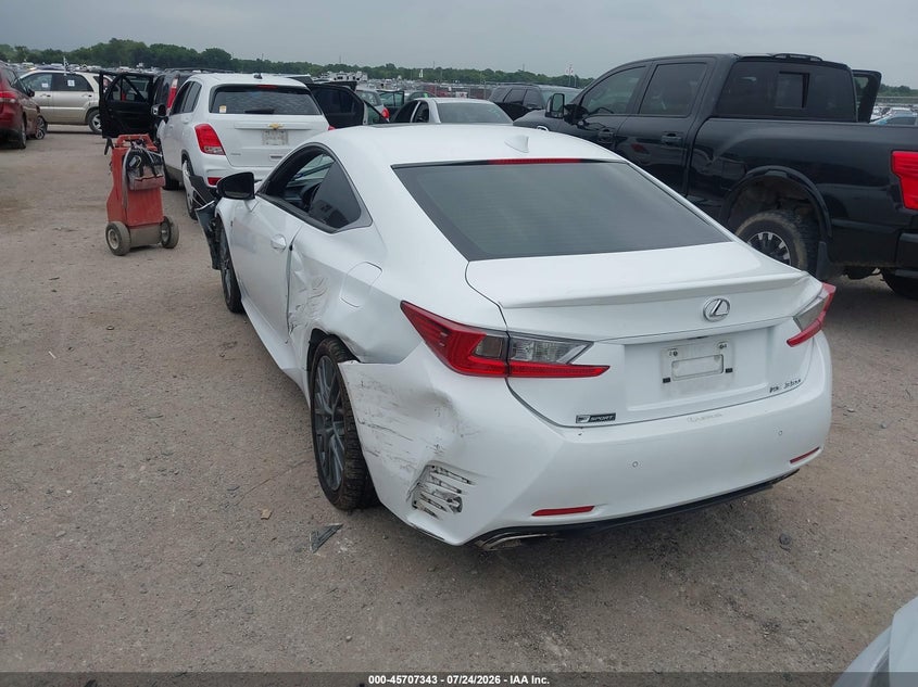 2015 Lexus Rc VIN JTHHE5BCXF5011266 IAAI salvage auction — SIDE, Wait Title, sold $7,100 on 2026-08-28 (photo 3)