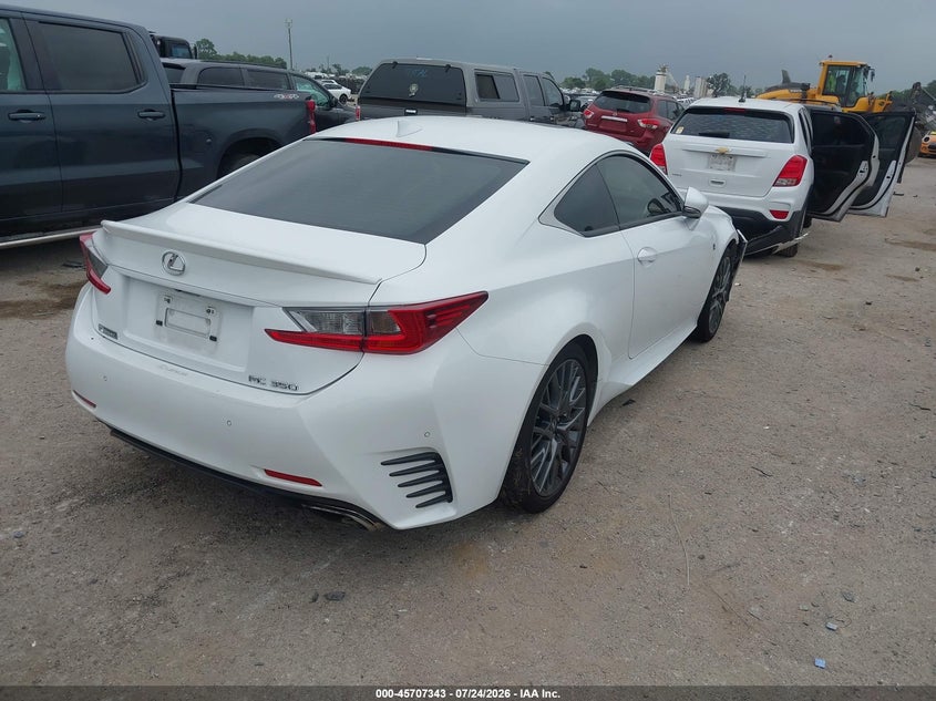 2015 Lexus Rc VIN JTHHE5BCXF5011266 IAAI salvage auction — SIDE, Wait Title, sold $7,100 on 2026-08-28 (photo 4)