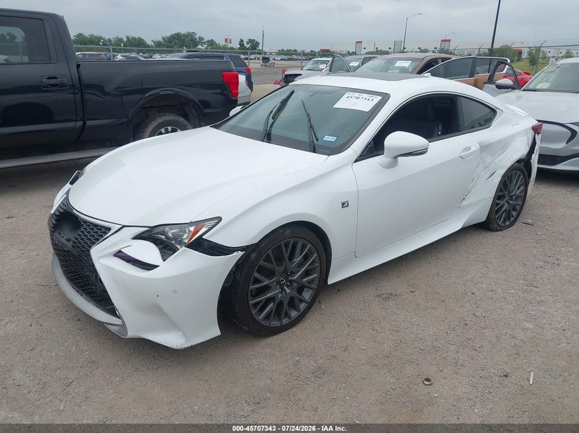 2015 Lexus Rc VIN JTHHE5BCXF5011266 IAAI salvage auction — SIDE, Wait Title, sold $7,100 on 2026-08-28 (photo 6)