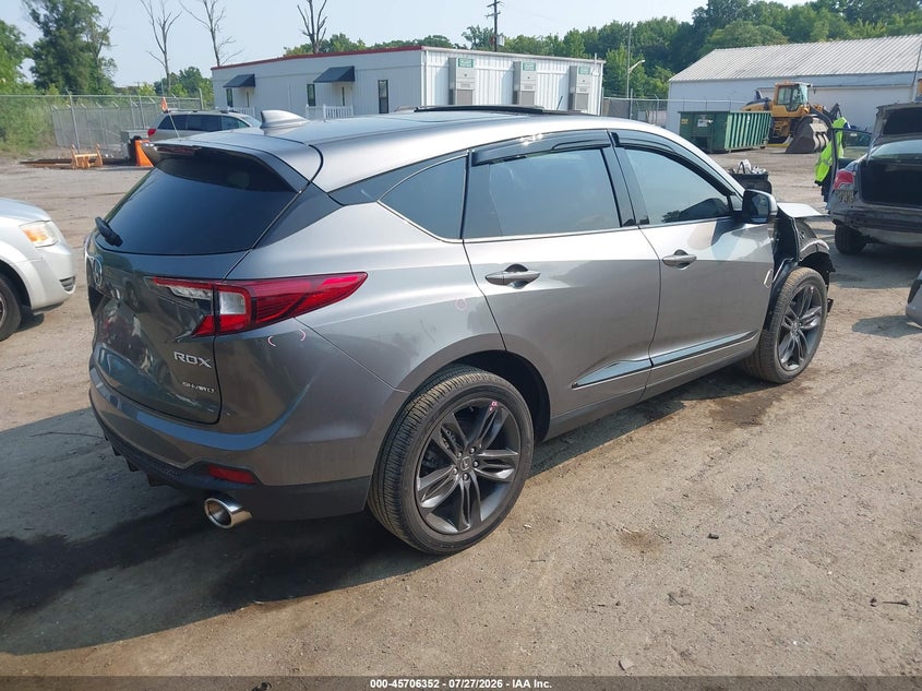 2024 Acura Rdx VIN 5J8TC2H65RL005989 IAAI salvage auction — RIGHT FRONT, Salvage - Greater Than 75% (Maryland), sold $14,200 on 2026-09-22 (photo 4)