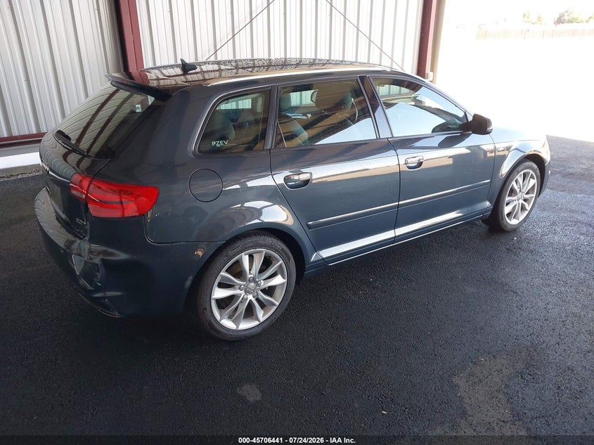 2013 Audi A3 VIN WAUFEAFM4DA012869 IAAI salvage auction — REAR END, Wait Title, sold $1,400 on 2026-07-31 (photo 4)
