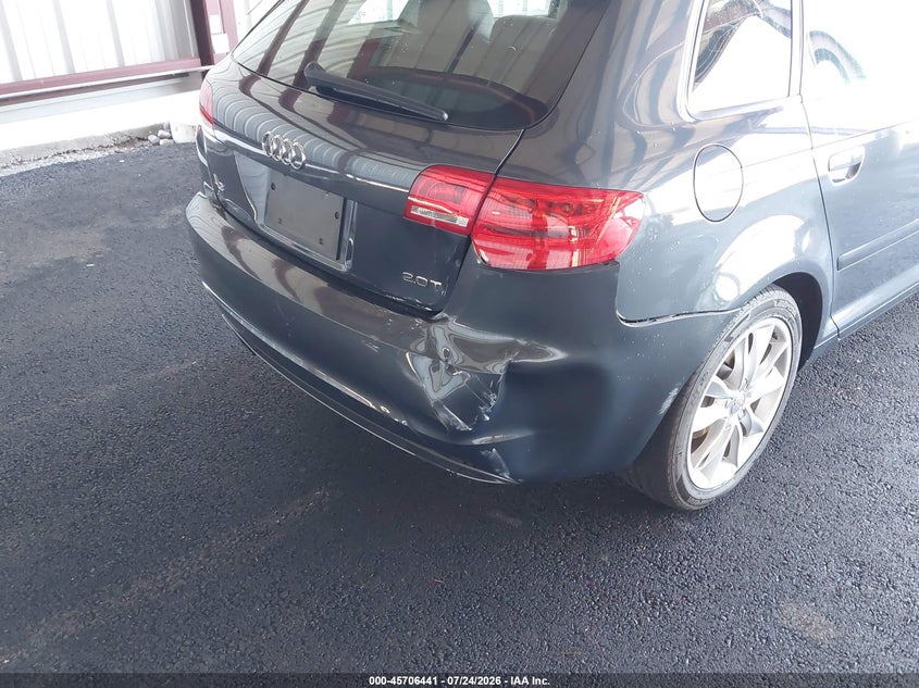 2013 Audi A3 VIN WAUFEAFM4DA012869 IAAI salvage auction — REAR END, Wait Title, sold $1,400 on 2026-07-31 (photo 6)