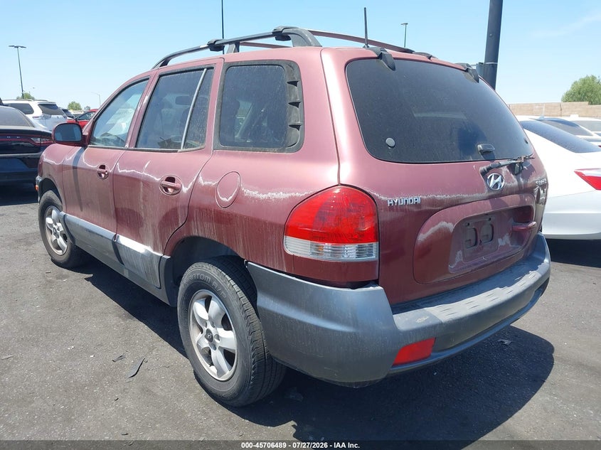 2005 Hyundai Santa fe VIN KM8SC13D05U931260 IAAI salvage auction — RIGHT SIDE, Salvage Certificate (California), sold $175 on 2026-07-31 (photo 3)